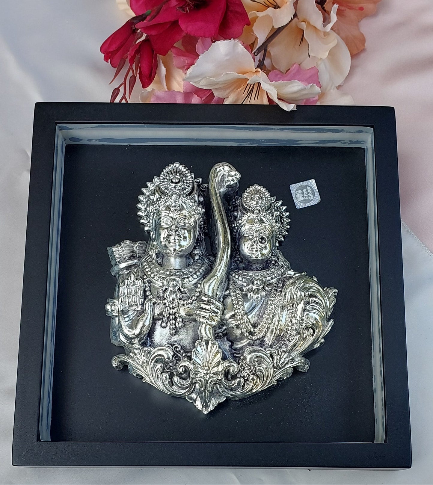 Silver Ram-Sita Frame