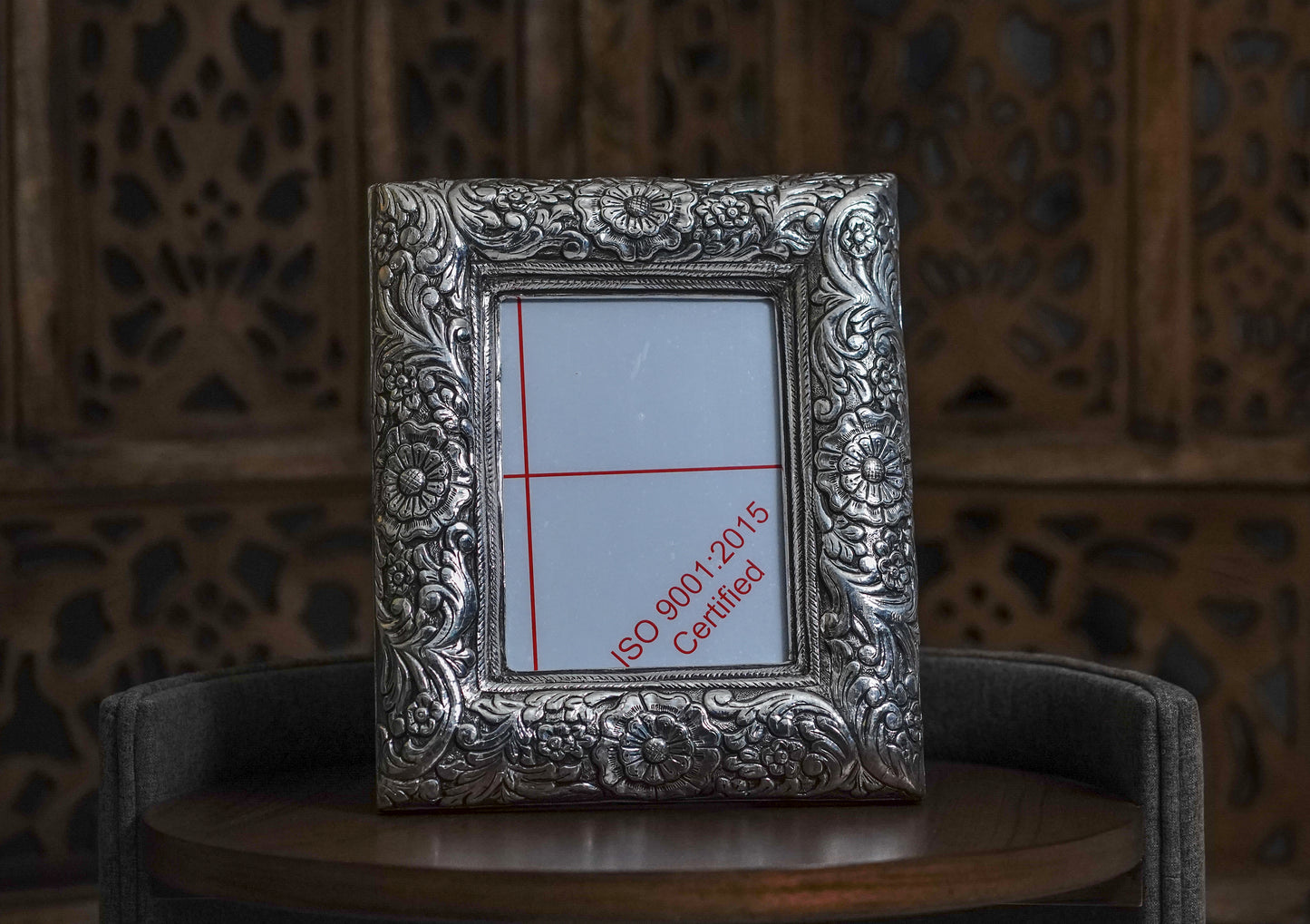 Silver Spring Flower Photo Frame