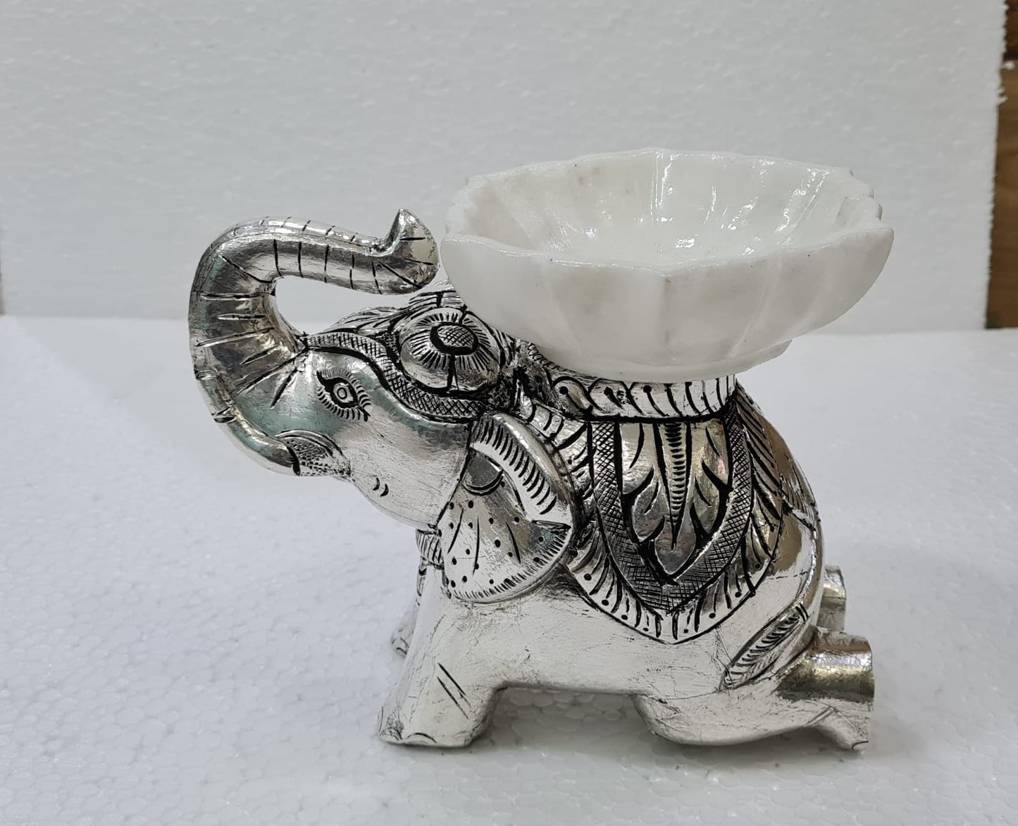Silver Elephant Bowl