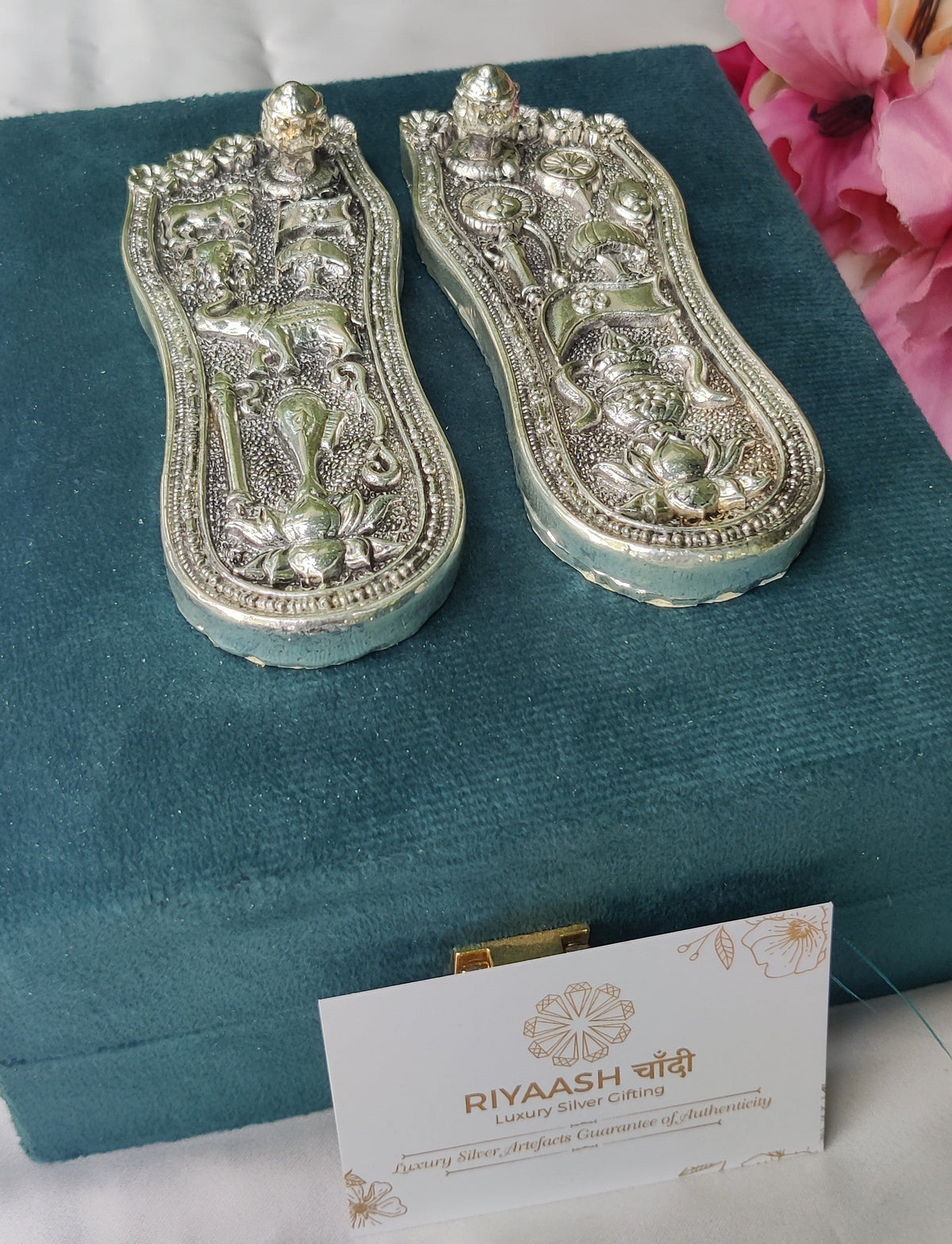 Silver New Charan Pair