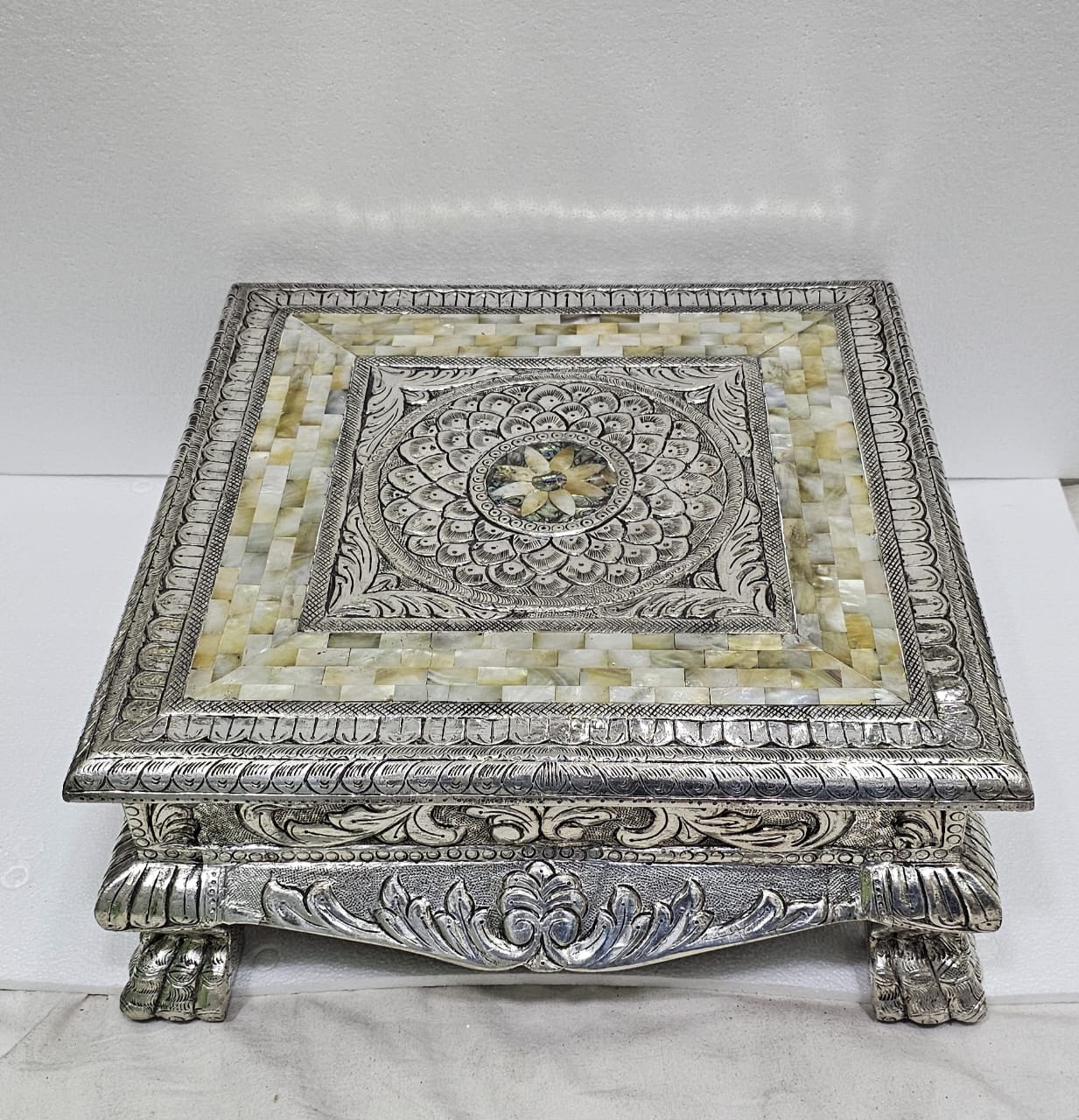 Silver Yellow Chowki