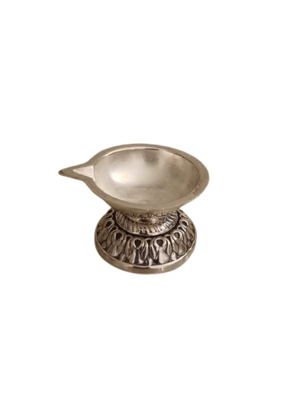 Image of Silver Plain Diya