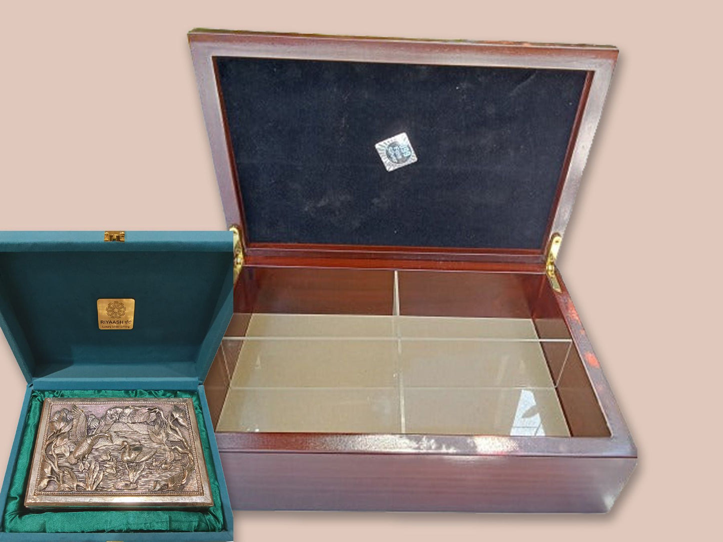 Product of Silver Dry Fruit Box