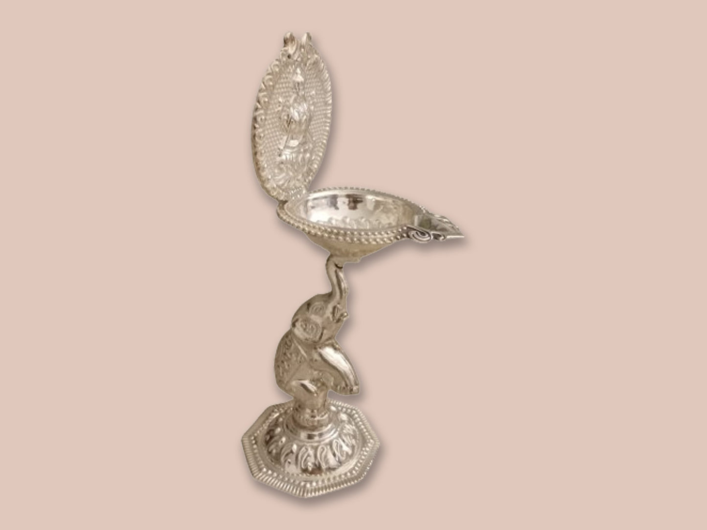Product of Silver Elephant Diya