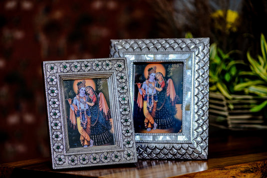 Divine Elegance: Elevate Your Sacred Space with Pure Silver Photo Frames, Solid Silver Elephants & Pooja Room Stools