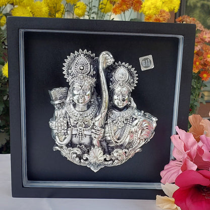 Silver Ram-Sita Frame