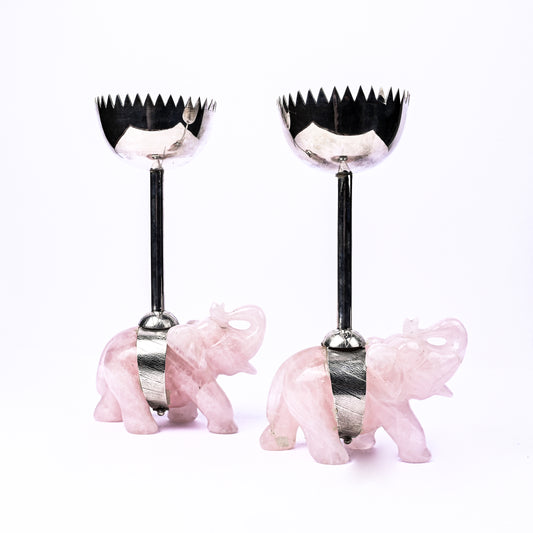 Rose Quartz Elephant