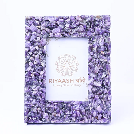 Amethyst Silver Photo Frame