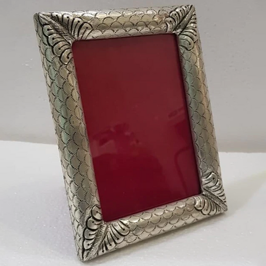 Carved Silver Photo frame