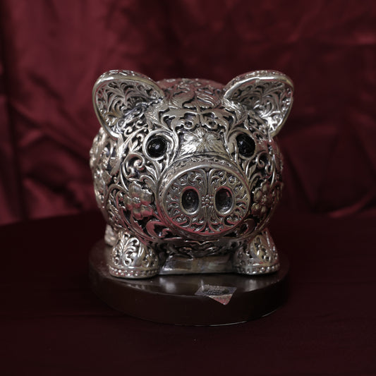 Silver Piggy Bank