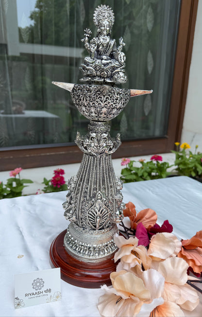 Silver Laxmi Stand