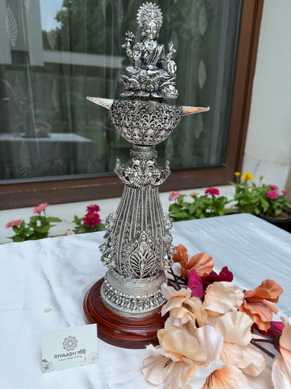 Silver Laxmi Stand