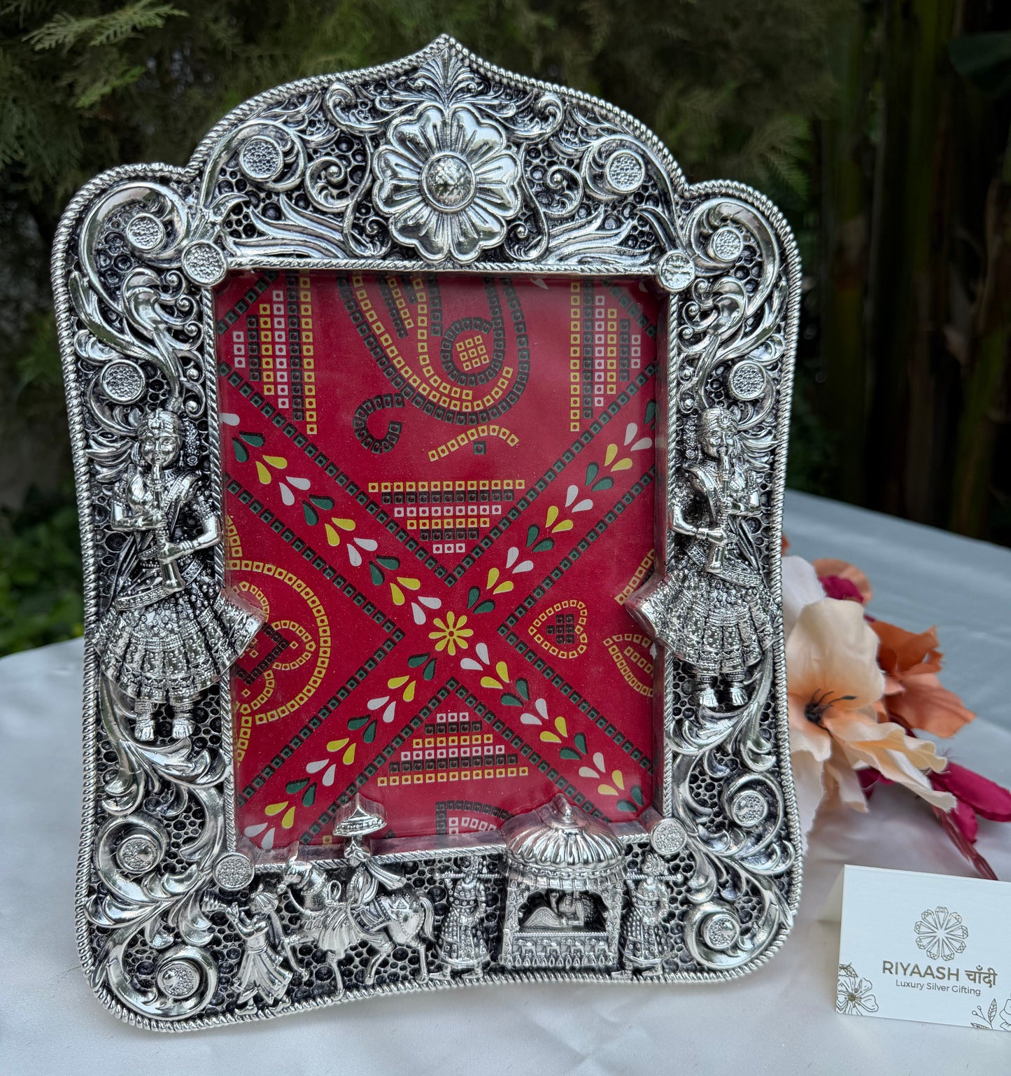 Silver Baraat Photo Frame