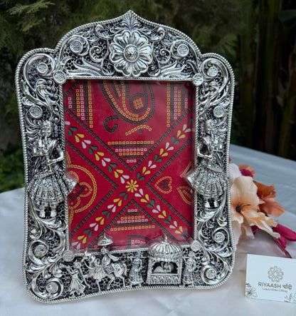 Silver Baraat Photo Frame