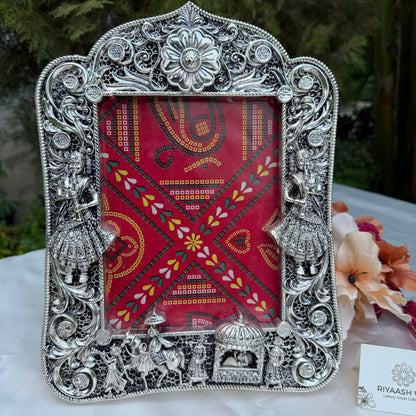 Silver Baraat Photo Frame