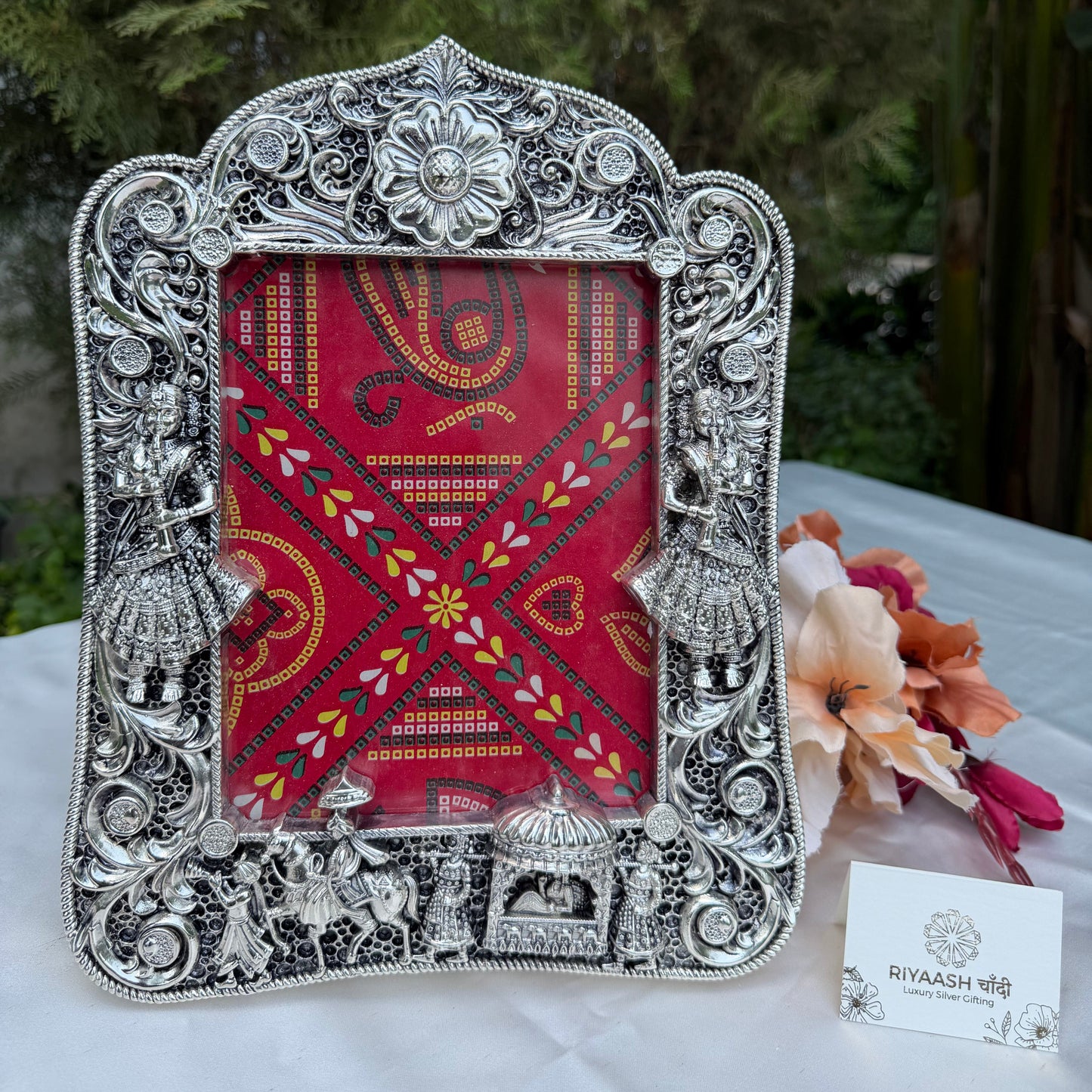 Silver Baraat Photo Frame