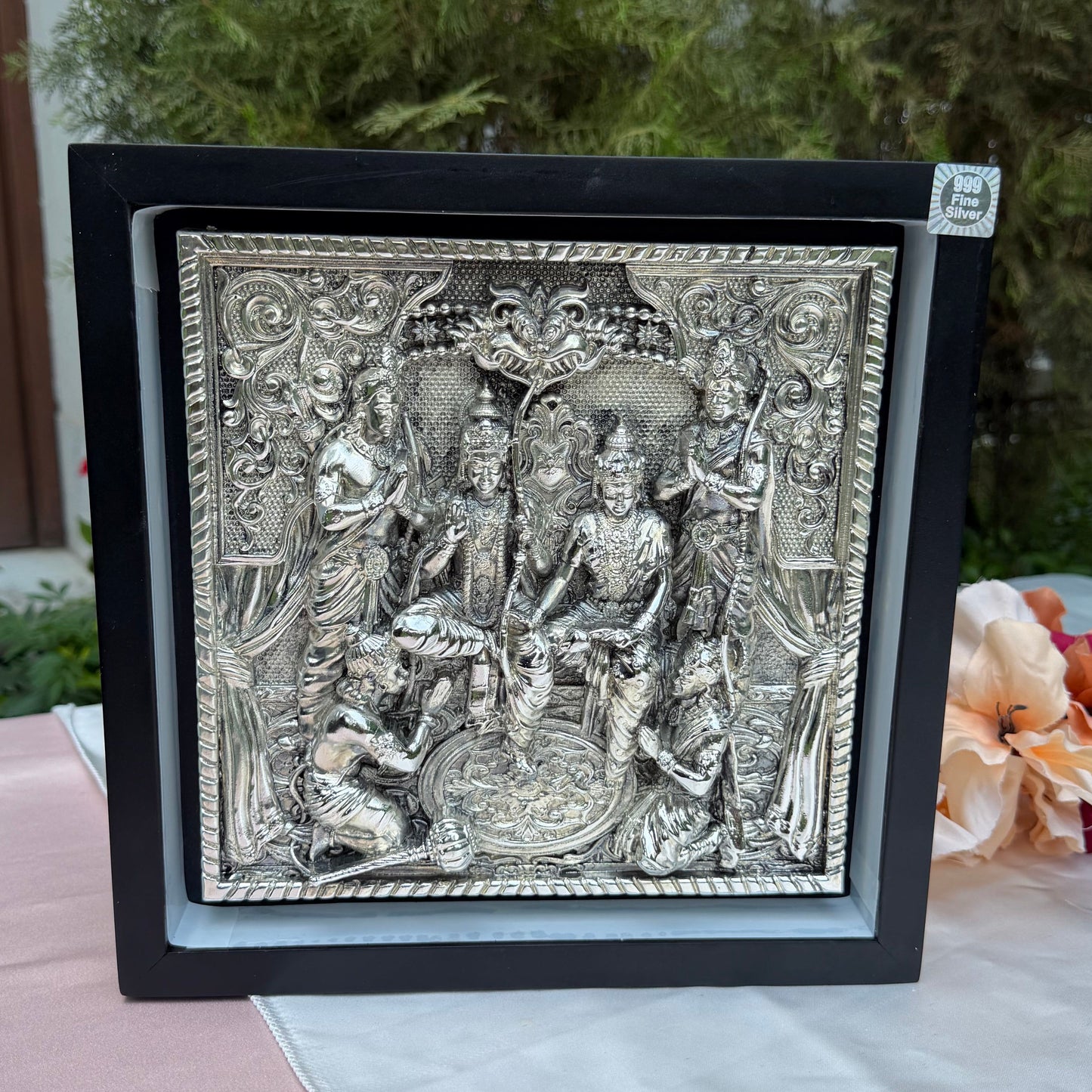 Silver Ram-Darbar LED Frame