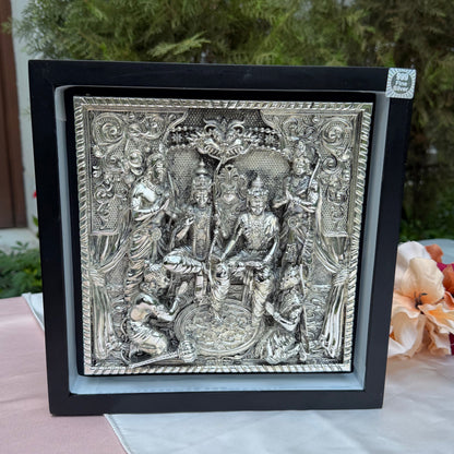 Silver Ram-Darbar LED Frame