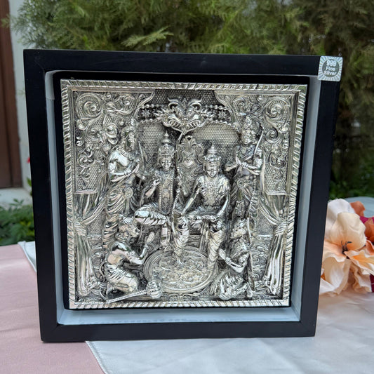 Silver Ram-Darbar LED Frame