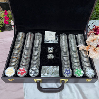 Silver Poker Set