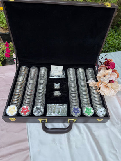 Silver Poker Set