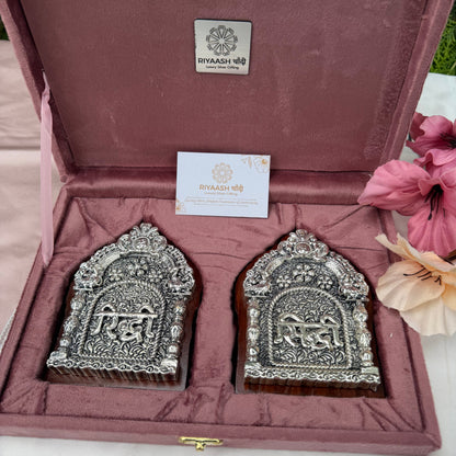 Silver Riddhi Siddhi Pair