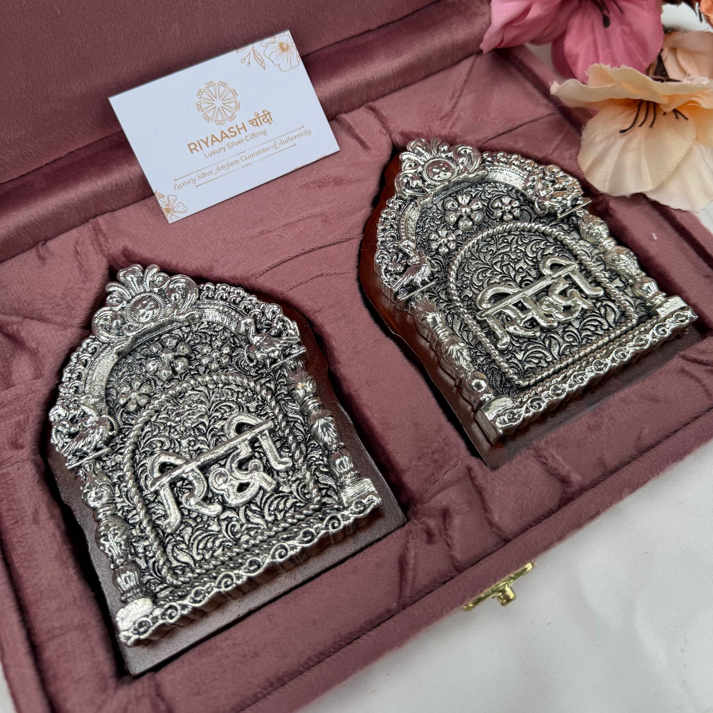 Silver Riddhi Siddhi Pair