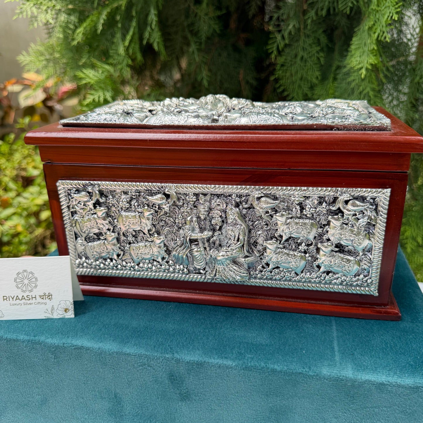 Silver Ras-Leela Dry Fruit Box