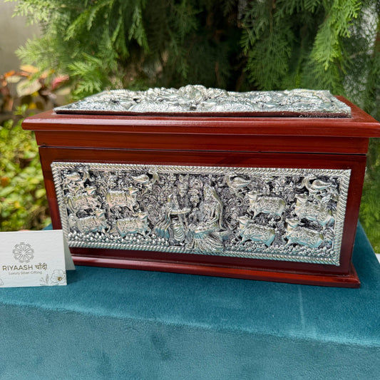 Silver Ras-Leela Dry Fruit Box