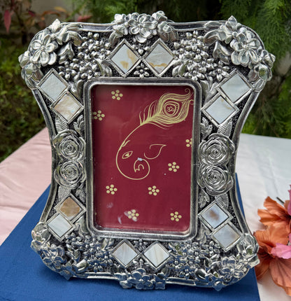 Silver MOP Photo Frame