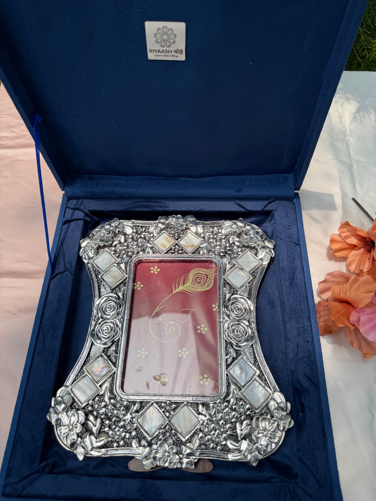 Silver MOP Photo Frame