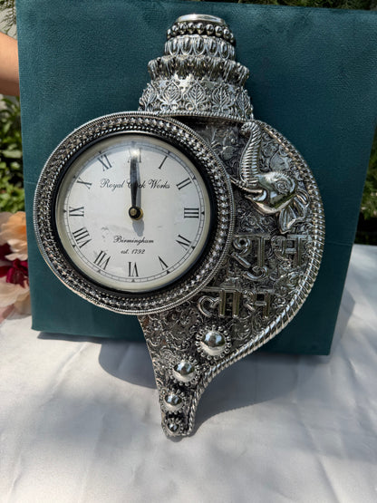 Silver Shank Clock