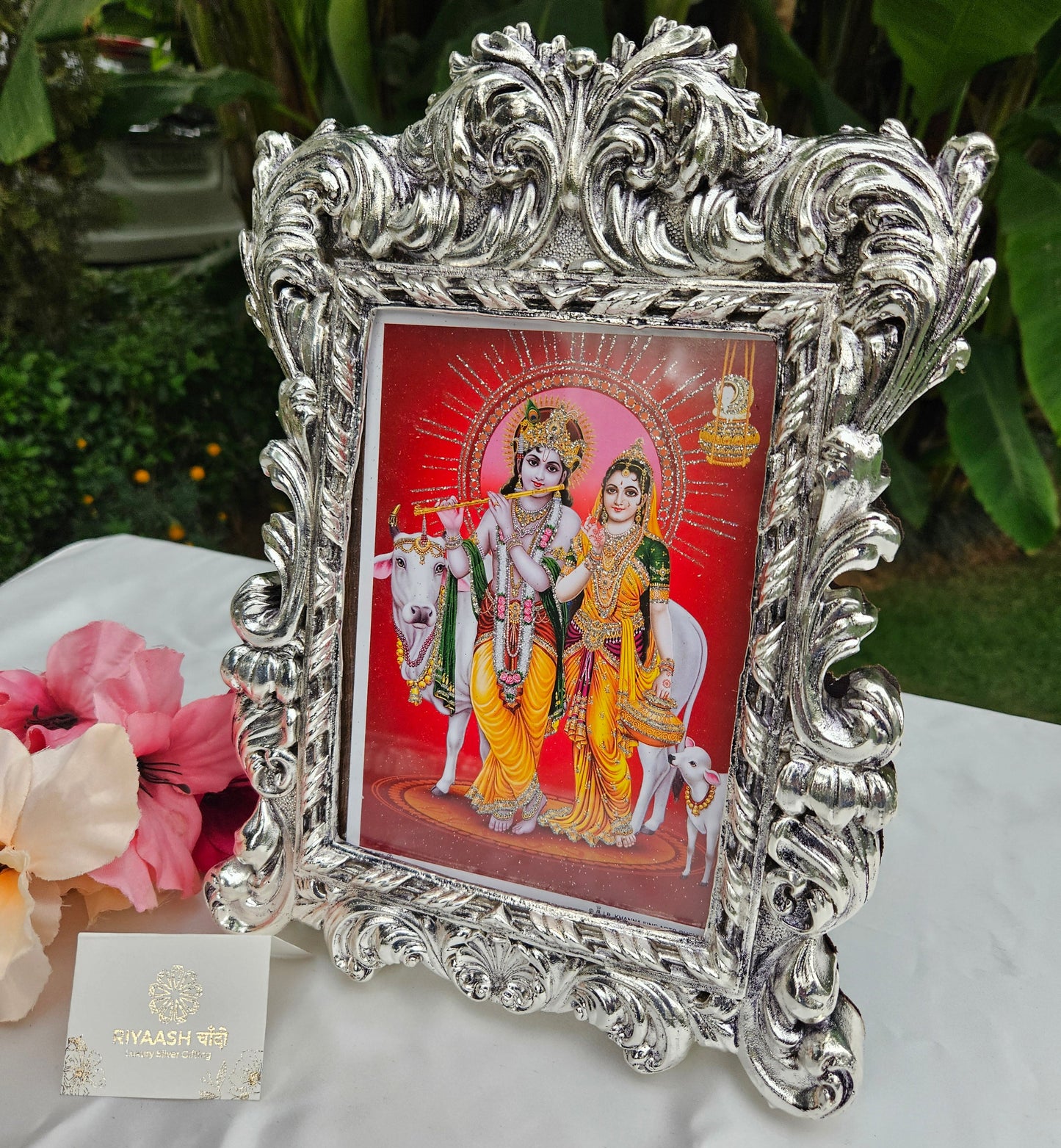 Silver Designer Photo Frame