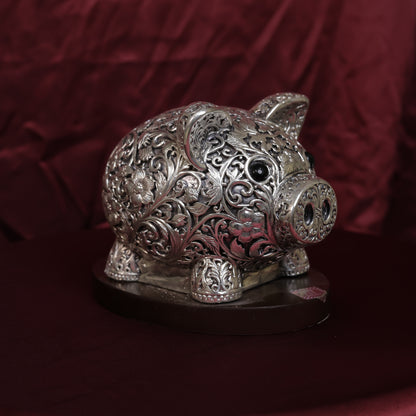 Silver Piggy Bank