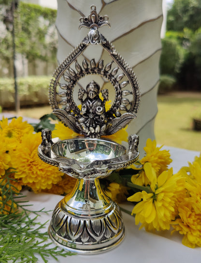 Silver Laxmi Diya