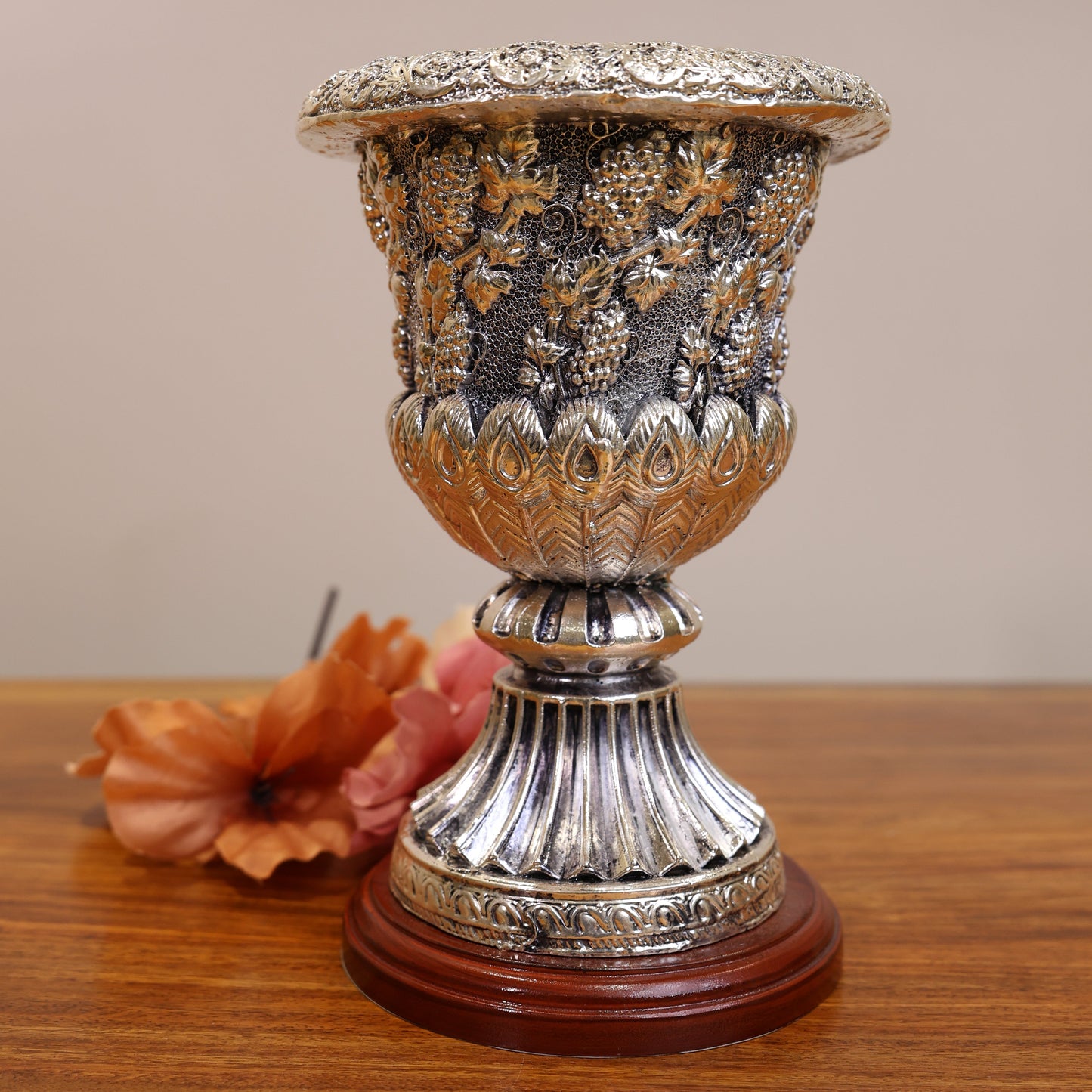 Silver Candle Stand