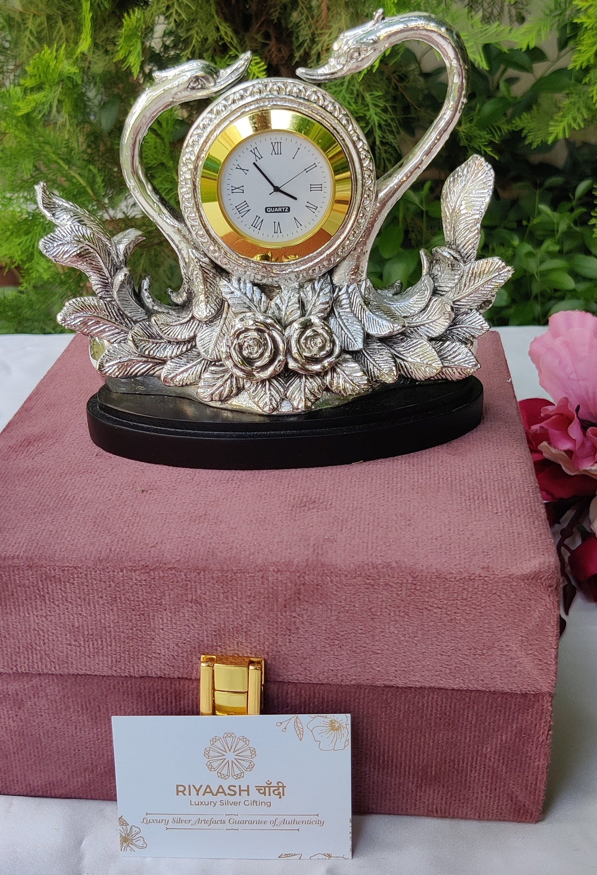 Silver Double Duck Watch