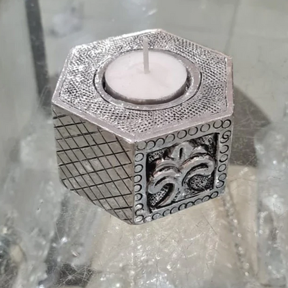 Silver Candle Stand - Riyaash Chaandi