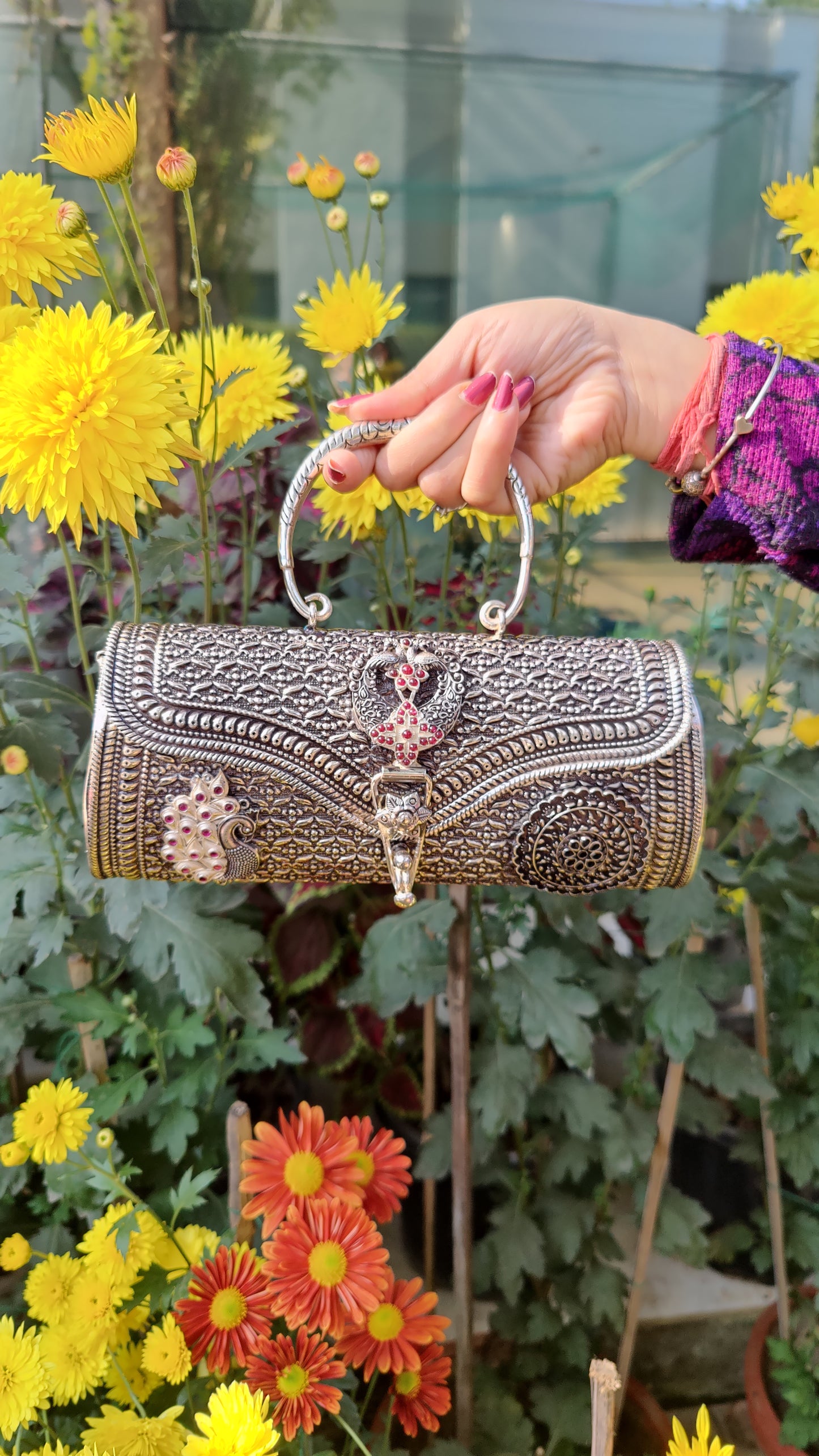 Pure Silver Purse