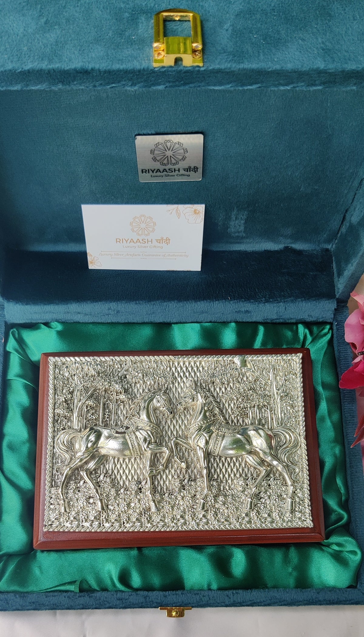 Silver Horse Dry Fruit Box