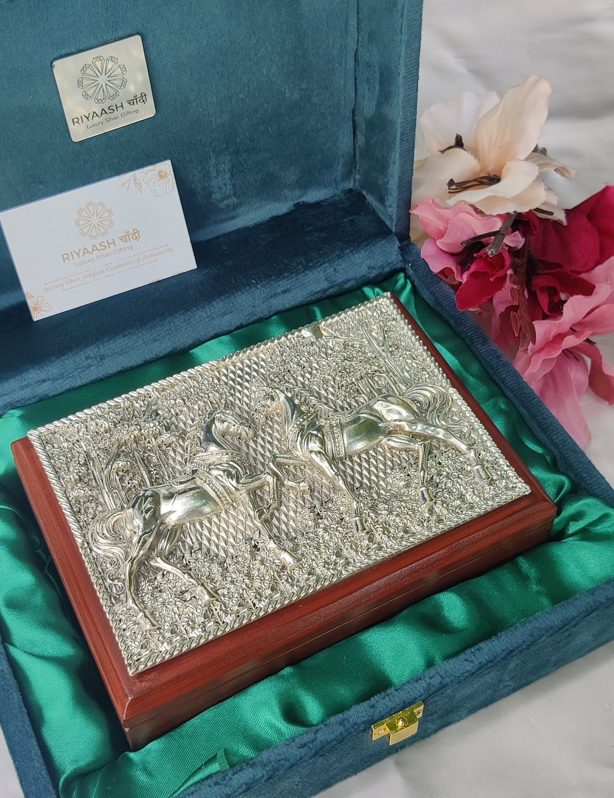 Silver Horse Dry Fruit Box