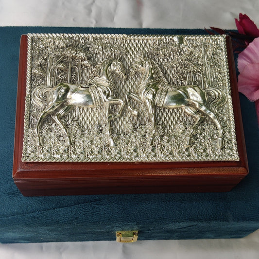 Silver Horse Dry Fruit Box