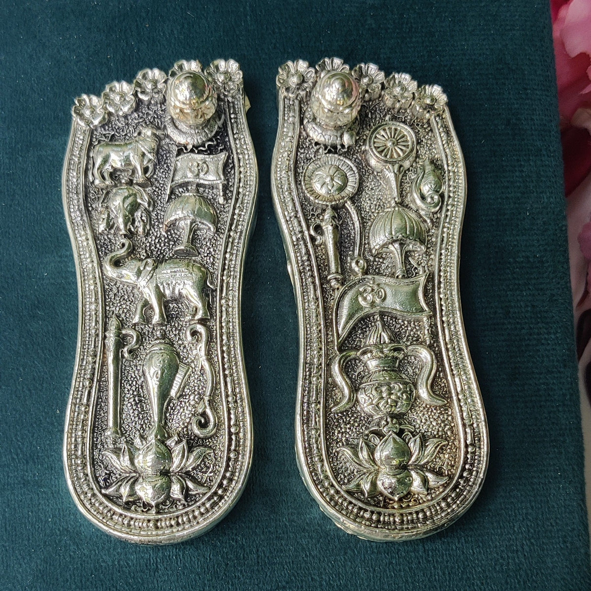Silver New Charan Pair