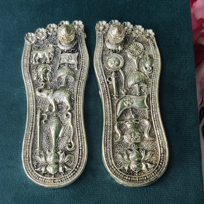Silver New Charan Pair