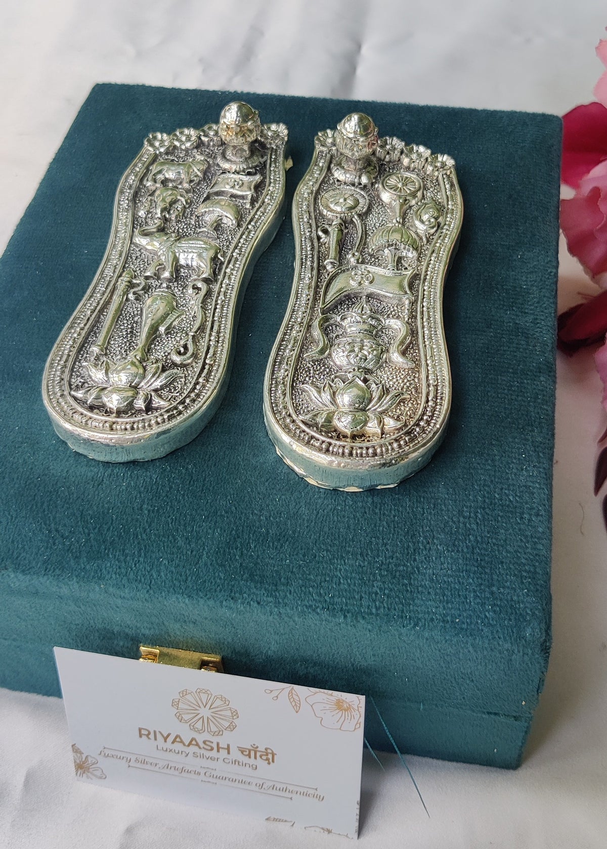 Silver New Charan Pair