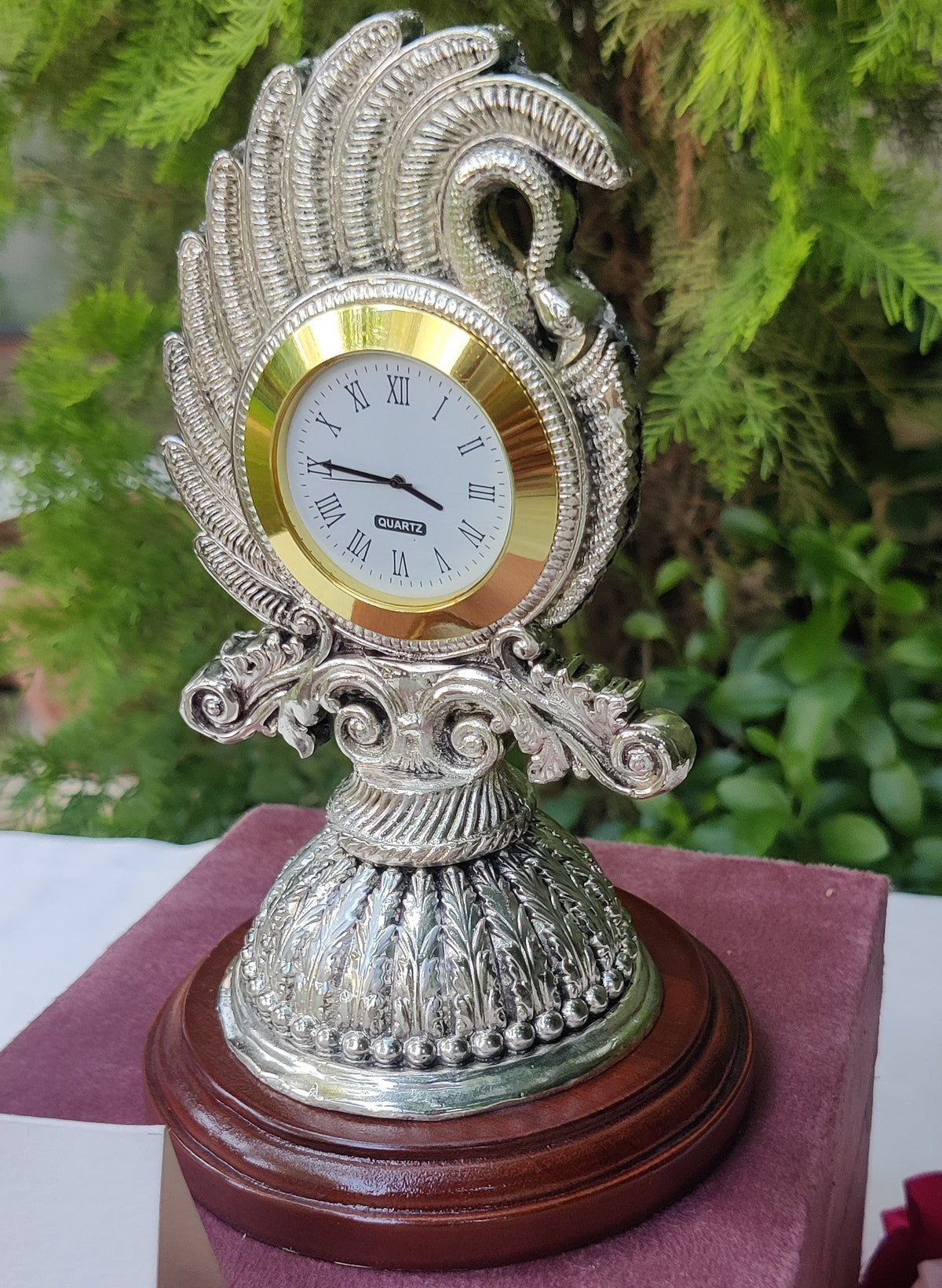 Silver Table Watch
