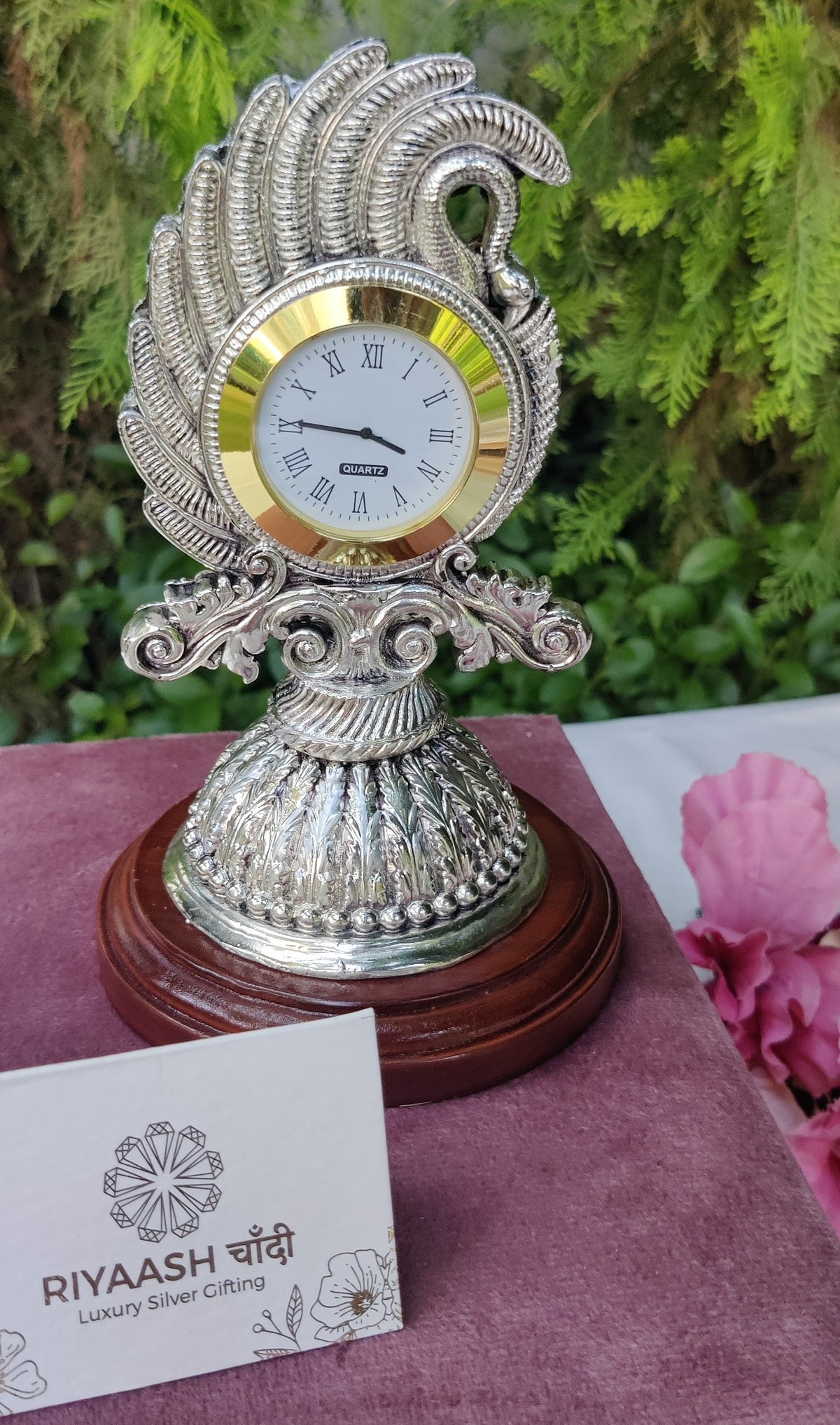 Silver Table Watch