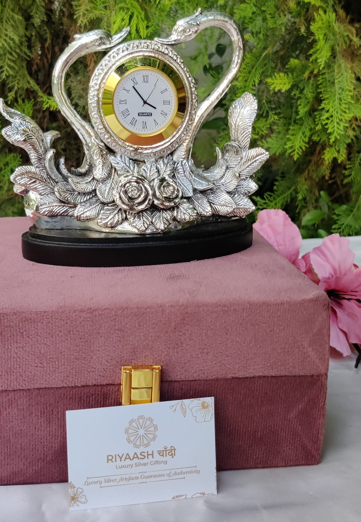 Silver Double Duck Watch
