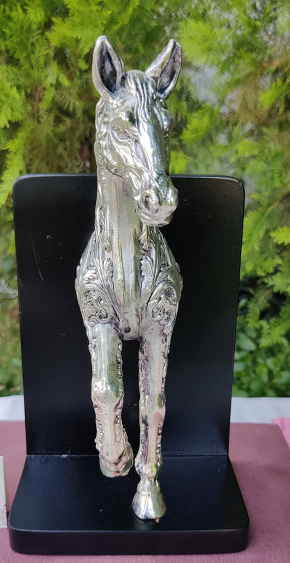 Silver Horse Book Stand