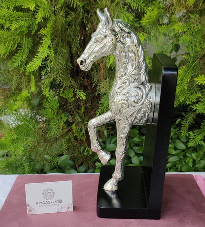 Silver Horse Book Stand